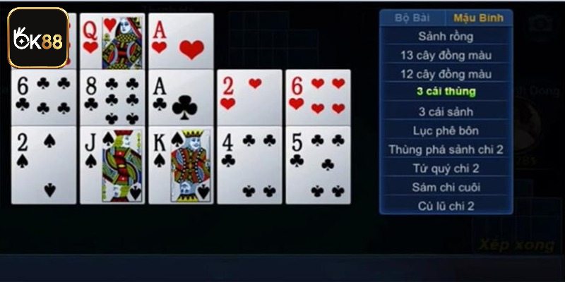 Mậu binh có cách tham gia chơi đơn giản