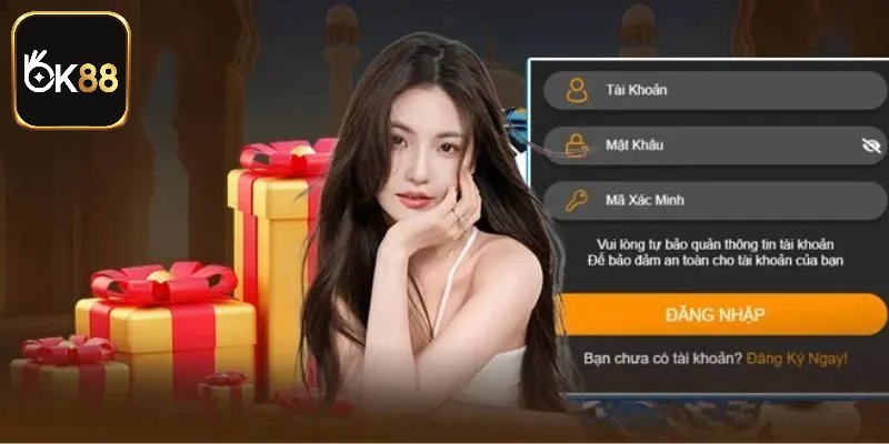 Nhập thông tin đăng nhập trên ứng dụng