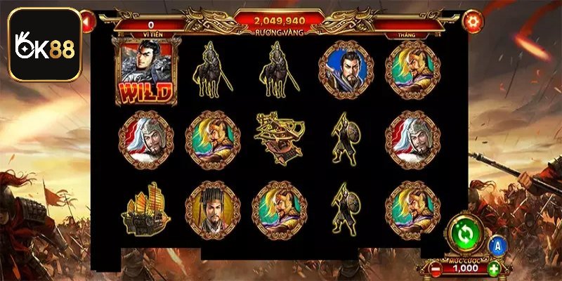 Tam Quốc Tranh Hùng nổ hũ nhận siêu thưởng lớn