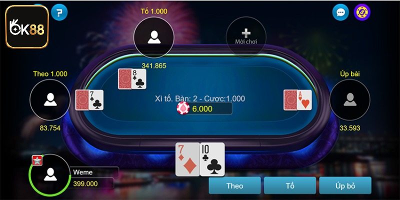 Tỷ lệ trả thưởng hấp dẫn nhất trong xì tố OK88